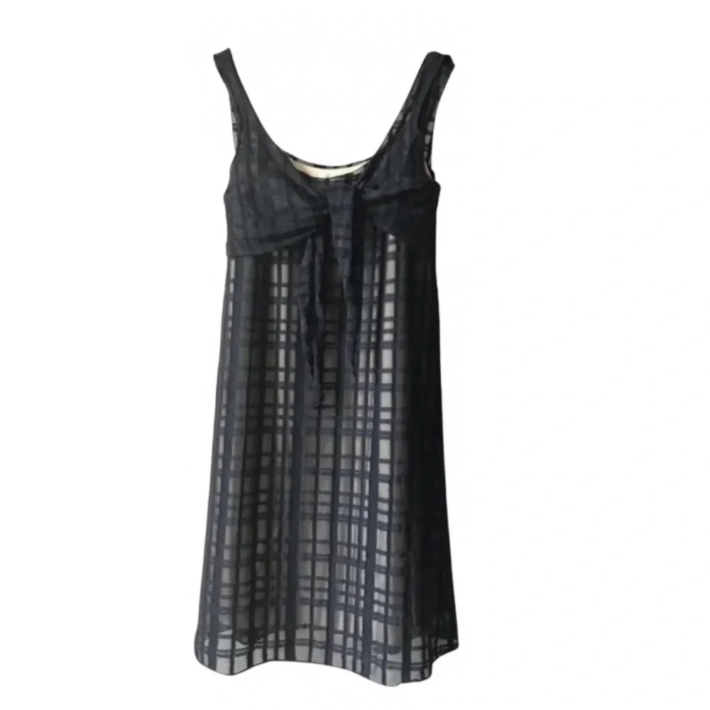 Chanel Spring 2006 Sheer Overlay Babydoll Dress Vintage Black Chiffon - Picture 2 of 16